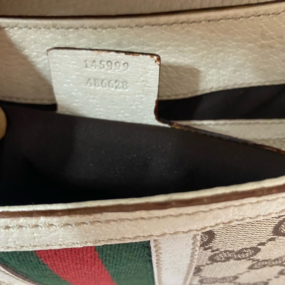 GUCCI Monogram Treasure Flap Ivory - Picture 6 of 8